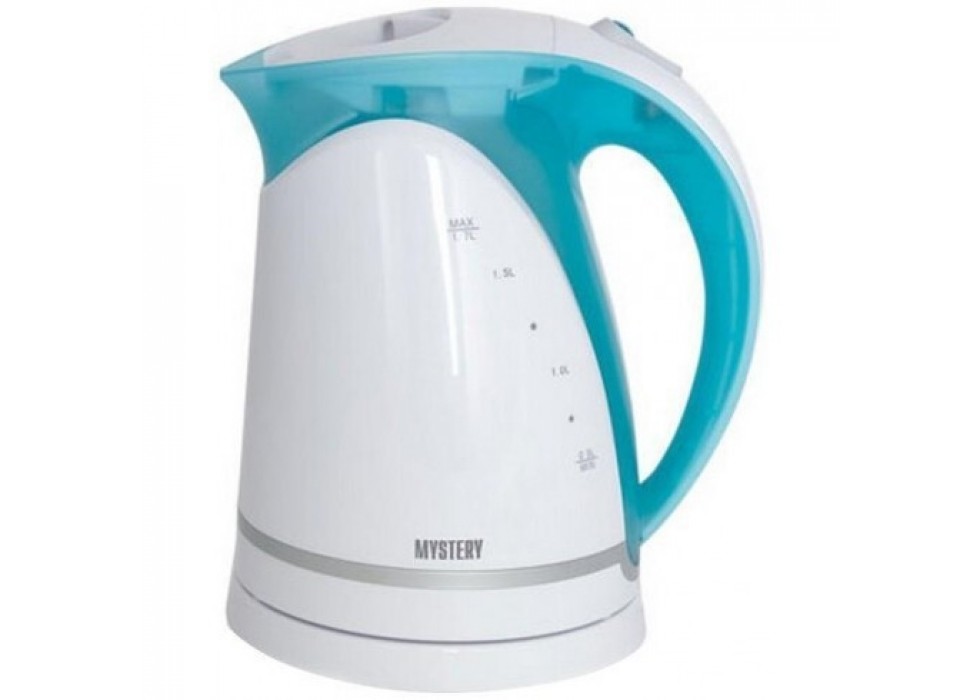 Електрочайник Mystery MEK-1616 white/aqua