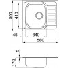 Кухонна мийка Elleci Special 125 DX SATINATO